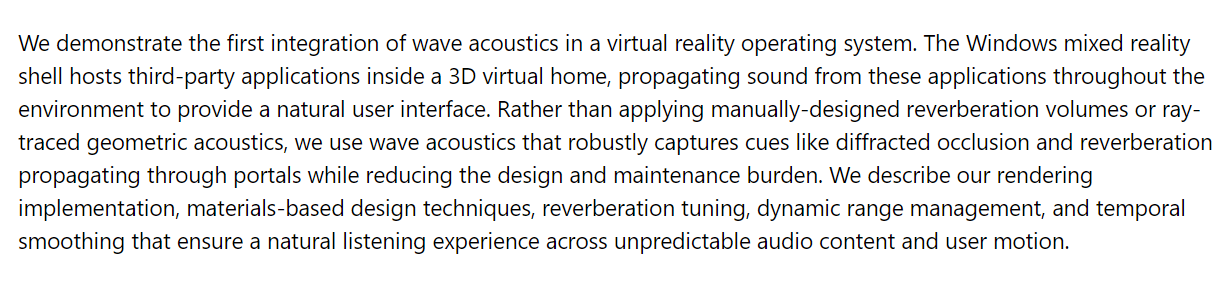 Wave Acoustics in a Mixed Reality Shell