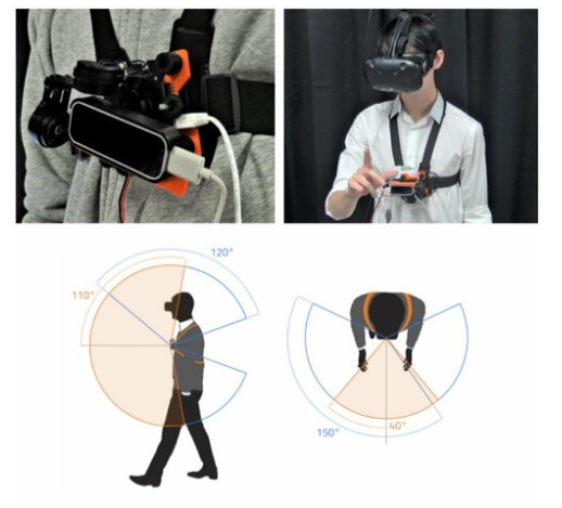Pursuit Sensing: Extending Hand Tracking Space in Mobile VR Applications