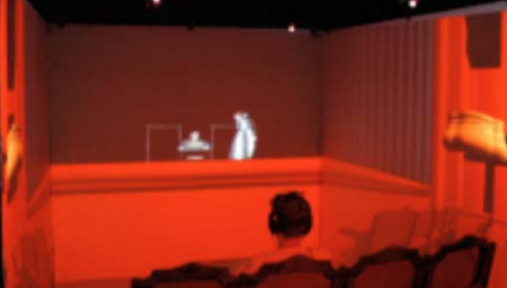 Study of the impact of visual information on oral feedback subjective evaluations within virtual-reality environments