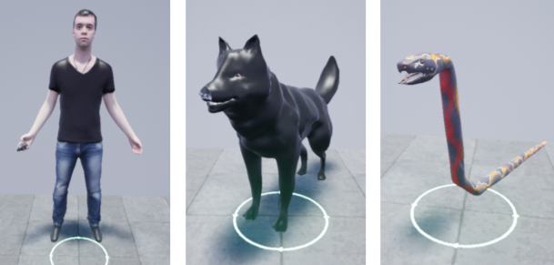 Being them: presence of using non-human avatars in immersive virtual environment