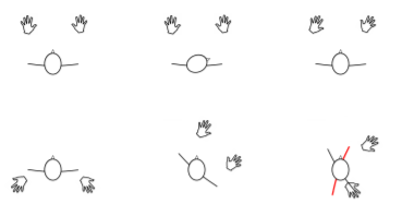 Human upper-body inverse kinematics for increased embodiment in consumer-grade virtual reality