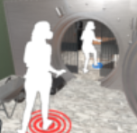 VRsneaky: Increasing Presence in VR Through Gait-Aware Auditory Feedback