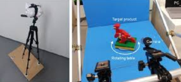 Mixed-reality web shopping system using panoramic view inside real store
