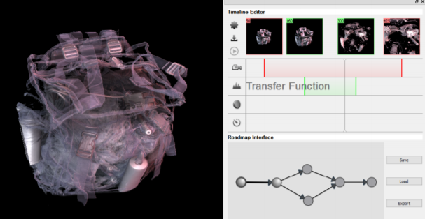 Navigable videos for presenting scientific data on head-mounted displays