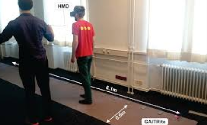 Walking in Virtual Reality: Effects of Manipulated Visual Self-Motion on Walking Biomechanics