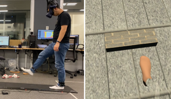 A Virtual Obstacle Course within Diverse Sensory Environments