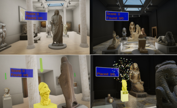 Facial Electromyography-based Adaptive Virtual Reality Gaming for Cognitive Training