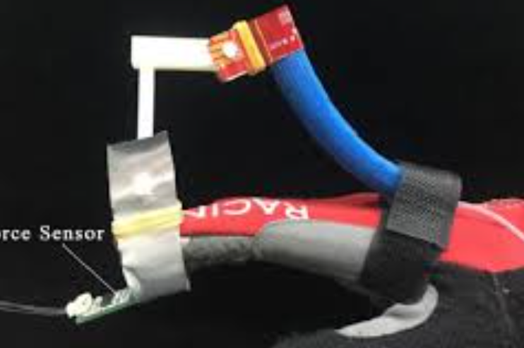 A two-fingered force feedback glove using soft actuators