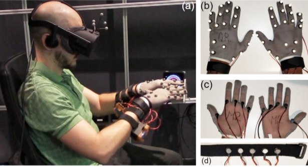 Investigating Remote Tactile Feedback for Mid-Air Text-Entry in Virtual Reality