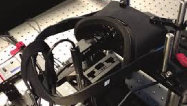 Angular Dependence of the Spatial Resolution in Virtual Reality Displays
