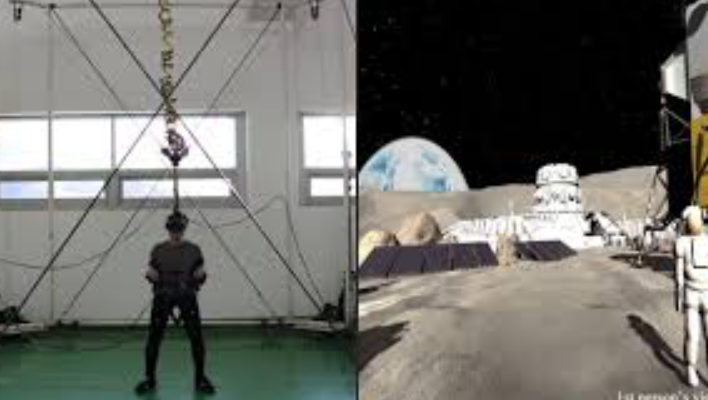 Scaled Jump in Gravity-Reduced Virtual Environments