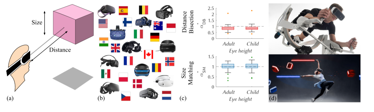 Thinking Outside the Lab: VR Size & Depth Perception in the Wild