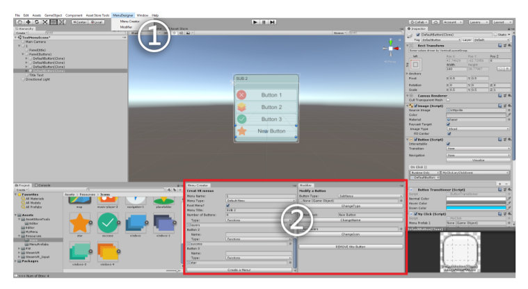 VRMenuDesigner: A toolkit for automatically generating and modifying VR menus