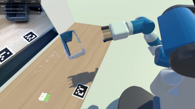 Shared-Control Robotic Manipulation in Virtual Reality