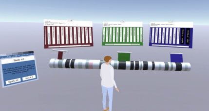 Multi-Focus Querying of the Human Genome Information on Desktop and in Virtual Reality: an Evaluation