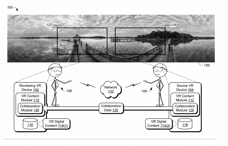 Adobe Patent | Collaborative Virtual Reality Anti-Nausea And Video Streaming Techniques