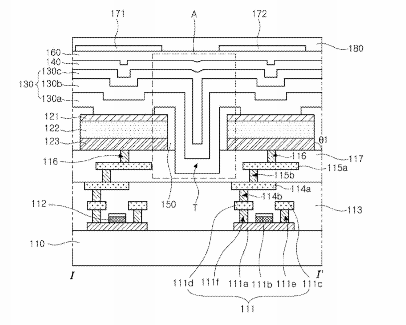 LG Patent | Organic Light Emitting Display Device, Head Mounted Display Including The