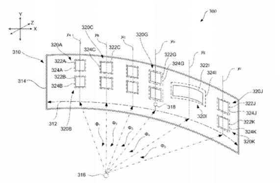 Microsoft Patent | Human-Machine Interface For Presenting A User Interface On A Virtual Curved Visual Surface