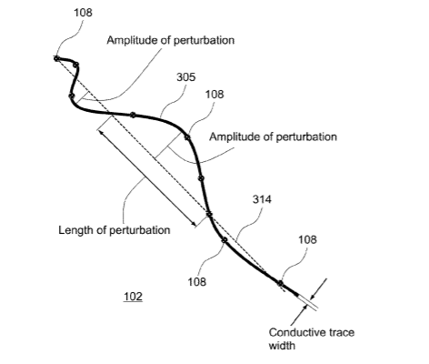 Facebook Patent | Inconspicuous near-eye electrical circuits