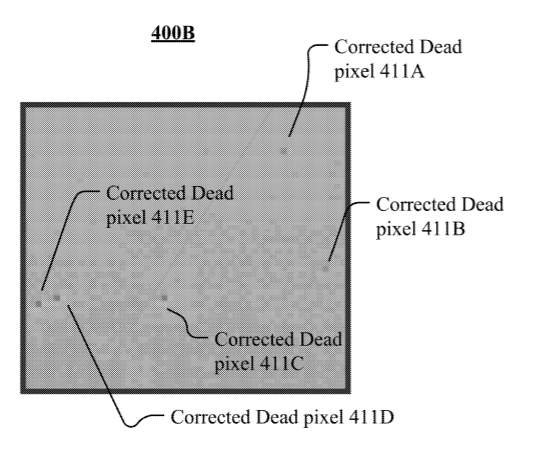 Facebook Patent | Systems and methods for hiding dead pixels