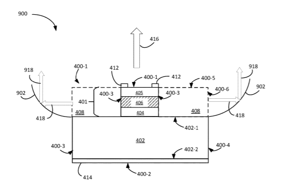 Facebook Patent | Vertical cavity surface-emitting laser (vcsel) with a light barrier