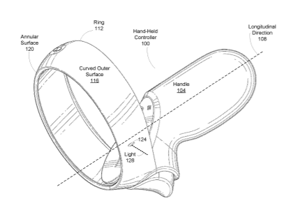 Facebook Patent | Hand-held controller using sensors for hand disambiguation