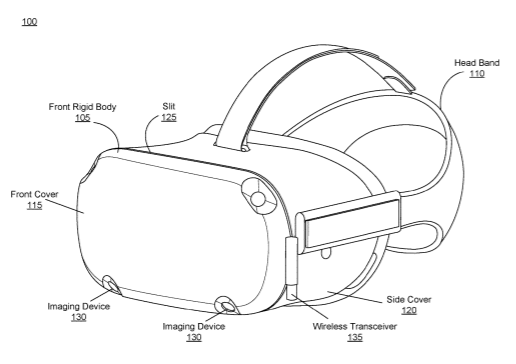 Facebook Patent | System for discharging heat out of head-mounted display