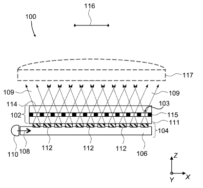 Facebook Patent | Patterned backlight for display panel