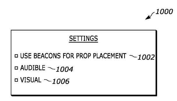 Sony Patent | Real world beacons indicating virtual locations